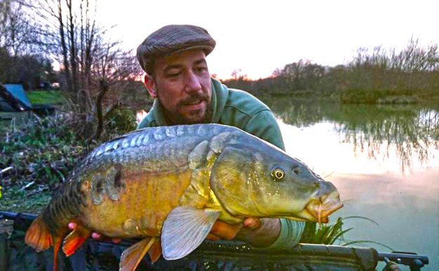 Tristan and his lovely Mirror Carp