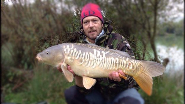 Lovely looking 14LB Mirror Carp caught by Barrie a few days ago.
