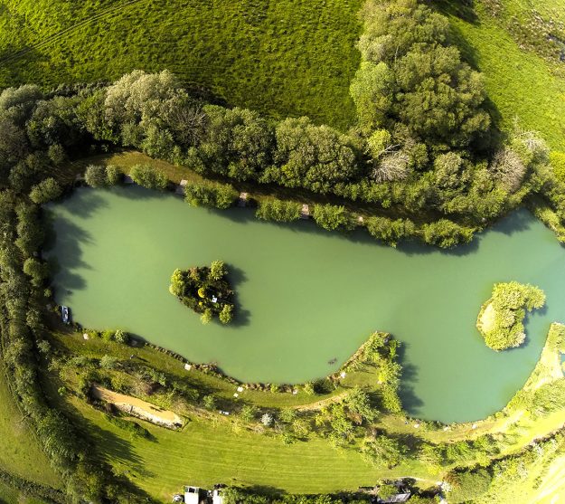 Shallow end & middle section of the lake.